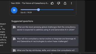 The World in 2034  the future of Consultancy Sector in the advancement of AI amp GenAI [upl. by Lyred]