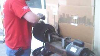 Homemade go kart Tire Cutter And Shop Overveiw [upl. by Enelyk]