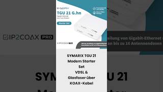 So geht VDSL amp Glasfaser Internet über Koaxialkabel Shorts [upl. by Nessie]