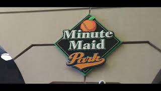 Touring the Houston Astros Stadium Minute Maid Park [upl. by Ahsik]