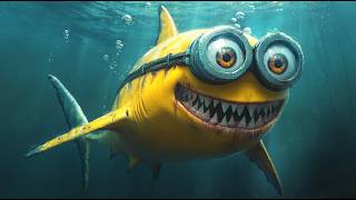 MINIONSHARK  Story of transformation Minions Parody [upl. by Heinrick775]