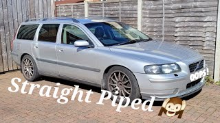 Straight Piped my Volvo V70 D5 [upl. by Gayn]