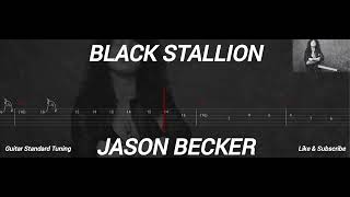 JASON BECKER  BLACK STALLION  TAB GUITAR [upl. by Alathia]