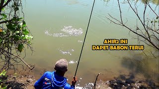 Mancing di muara di waktu air surut menggunakan umpan lumut indomaret [upl. by Gabriela]