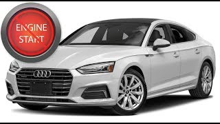 Open and Start Audi Q5 A5 post 2018 with a dead key fob battery [upl. by Ecilahc]