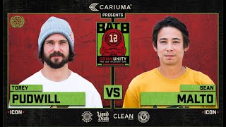 BATB 12 Torey Pudwill Vs Sean Malto  Round 1 [upl. by Ennaisoj]