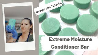 How I Make My Rosemary Mint Extreme Moisture Conditioner Bar with recipe  DIY [upl. by Hcirteid463]