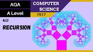 11 AQA A Level 7517 SLR2  411 Recursion [upl. by Yrekaz262]