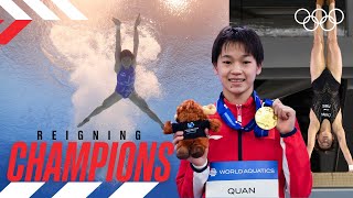 Dive into Greatness w Quan Hongchan 🇨🇳🥇 Diving Womens 10M Platform [upl. by Alberta908]