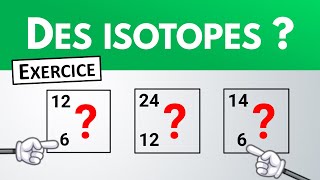 Comment identifier des isotopes  ✏️ Exercice  Seconde  PhysiqueChimie [upl. by Kcirederf]