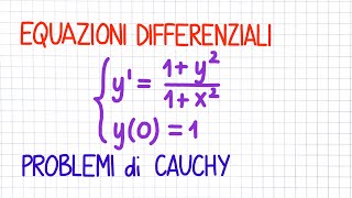 EQUAZIONI DIFFERENZIALI  problemi di Cauchy  ED25 [upl. by Emalee985]