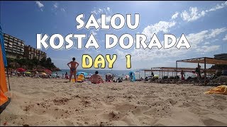 Часть 1 Белорусы в Испании Costa Dorada Salou 4r Playa Park [upl. by Aikrahs893]