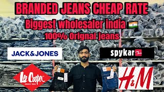 Branded surplus jeans Cheap Rate  Bhiwandi biggest wharehouse  Mannat fashion  Wholesale amp Retail [upl. by Ocsirf]