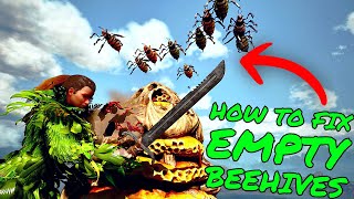 How to FIX no QUEEN BEE Being in BEEHIVE in Ark Survival Ascended [upl. by Ybbed]