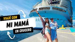 ¡Así es Viajar en uno de los CRUCEROS más GRANDES del MUNDO Viajé con mi mamá [upl. by Schafer150]