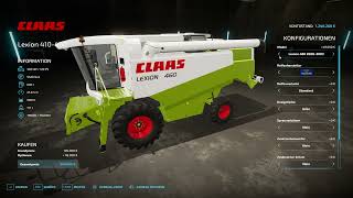 LS22 Modtest  Claas Lexion 410  480 von EED123 [upl. by Ysac356]