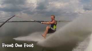 BAREFOOT WATERSKIING TIPS  ONE FOOTS [upl. by Newfeld]