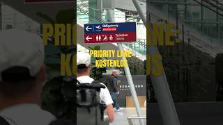 Kostenlos durch die Priority Lane  warum habt ihr uns das nich eher gesagt 😀 travelhacks [upl. by Norrad]