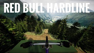 Realistic Downhill Mountain Bike Videogame Course  Red Bull Hardline [upl. by Aneele]