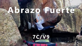 Albarracin “Abrazo Fuerte” 7c  V9 [upl. by Torr556]