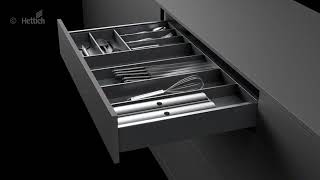 Hettich AvanTech YOU Slim Drawer System [upl. by Terrijo]