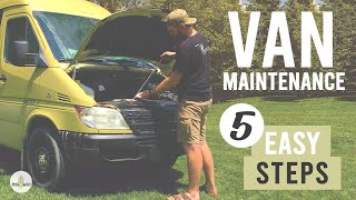 5 EASY VANLIFE MAINTENANCE TIPS YOU CAN DO RIGHT NOW [upl. by Gnouhk]