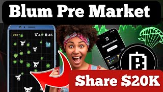 Blum Airdrop Pre Market trading  Withdraw BLUM amp DOGS to your wallet  Earn 20000 perks [upl. by Spitzer]