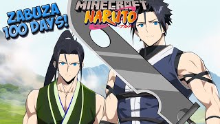 I Survived 100 Days as Zabuza in Naruto Minecraft Heres What Happened [upl. by Damarra]