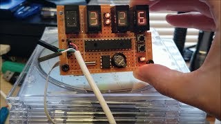 DIY Minitron Incandescent Tube Clock [upl. by Nedry]