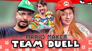 Kooperative Kämpfe um den SIEG  MARIO MAKER 2 TEAM DUELL ua mit Gregor Sia amp Fabian [upl. by Lleunamme]