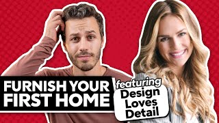 How To Furnish Your First Home Ft DesignLovesDetail  Big Change [upl. by Siul]