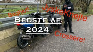 bedste af 2024 JyskeKnejte  Knallertvlog  Crossere  Baghjul [upl. by Allys335]