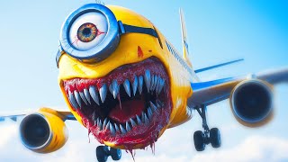 INFECTED SKY MINION  MINIONEXE  TOILETOR  All Episodes Minions Parody [upl. by Eckblad371]