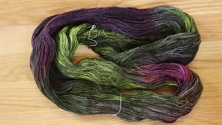 Dyepot Weekly 44  Dyeing Glazed Yarn  Overdyeing Neon Colors with Black [upl. by Whang]