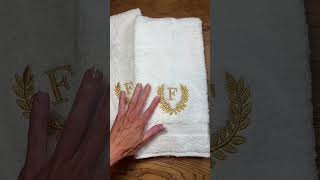 How gorgeous are these Amazon monogrammed hand towels httpsamznto3NcuHjy amazon [upl. by Jasper]