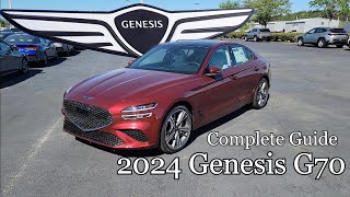 Complete Guide to All 2024 Genesis G70 Models [upl. by Blackington]