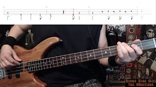 Brown Eyed Girl by Van Morrison  Bass Cover with Tabs PlayAlong [upl. by Asim]