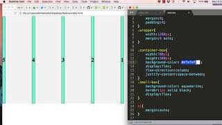 FlexBox Tutorial  Part 1  Positioning Divs inside Parent Container Using CSS Flex [upl. by Neelyaj]