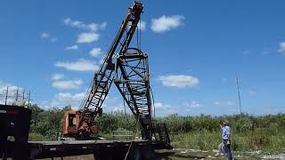 Bucyrus Erie 30B dragline delivery unloaded George Mayo operator RIP [upl. by Akerehs]