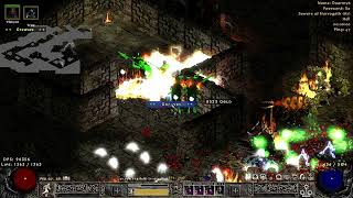 Project Diablo 2 Season 10  Sewer map inc boss  looting 6 Minutes  Pure Death Sentry Assa [upl. by Adnoyek942]