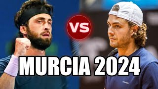 Nikoloz Basilashvili vs Marco Trungelliti MURCIA 2024 Highlights [upl. by Rise]