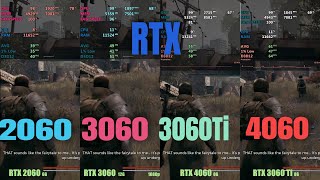 RTX 2060 vs 3060 vs 4060 vs 3060 Ti [upl. by Adnalor]