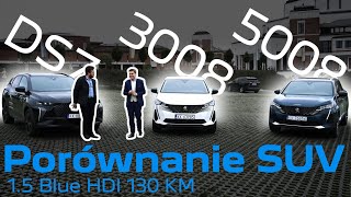 DS7 vs Peugeot 3008 vs Peugeot 5008 I Wielkie porównanie SUV I Auto Centrum Golemo [upl. by Furnary990]