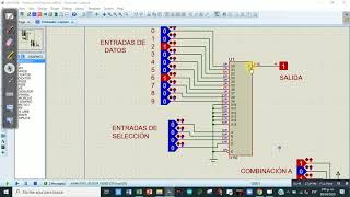 Multiplexor 74150 [upl. by Strenta]