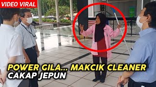 VIRAL MAKCIK CLEANER SELAMBA CAKAP JEPUN [upl. by Radec]