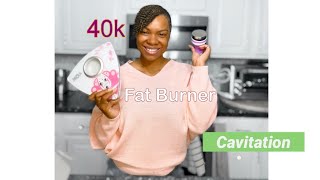 40K Cavitation Machine Review  Fat Burning Portable Ultrasonic Cavitation amp Laser Lipo [upl. by Acinor]