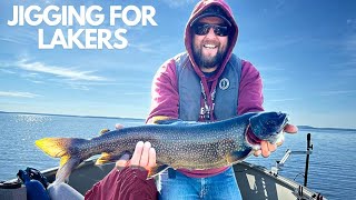 Jigging for Lake Trout Burbot and Whitefish [upl. by Enitsuga]