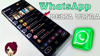 🌹✔WhatsApp DELTA ULTRA V512F EXTENDIDO 🚀 Funciones Únicas  Yushi Android [upl. by Ellimak]