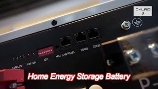 cylaid 48v 100ah 200ah home energy storage battery [upl. by Ahtelra]