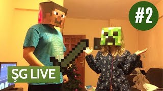 YEŞİL BEYİN İNTİKAMI11  Şiddetli Geçimsizlik Live 2  Minecraft [upl. by Sheline800]